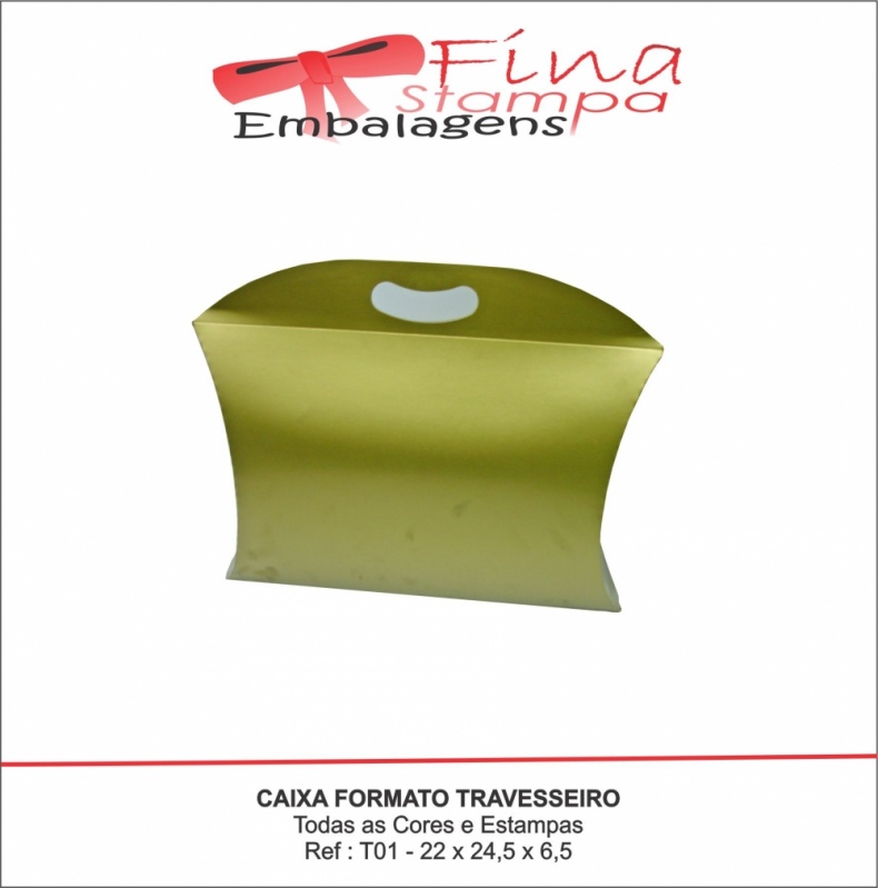 Caixa Almofada Vila Formosa - Caixa Personalizada Promocional