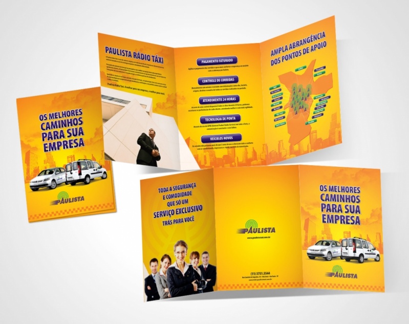 Folder de Cursos Preço Cidade Ademar - Folder de Apresentação de Serviço