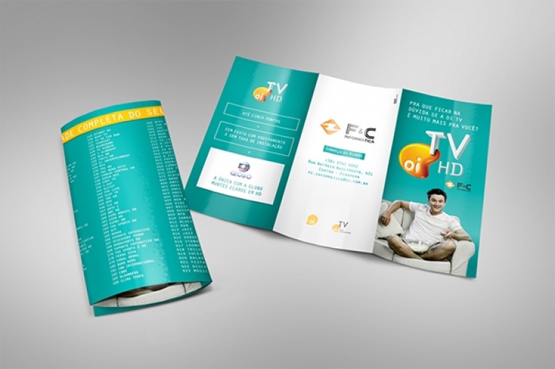 Orçamento de Folder de Empresa CECAP - Folder de Empresa